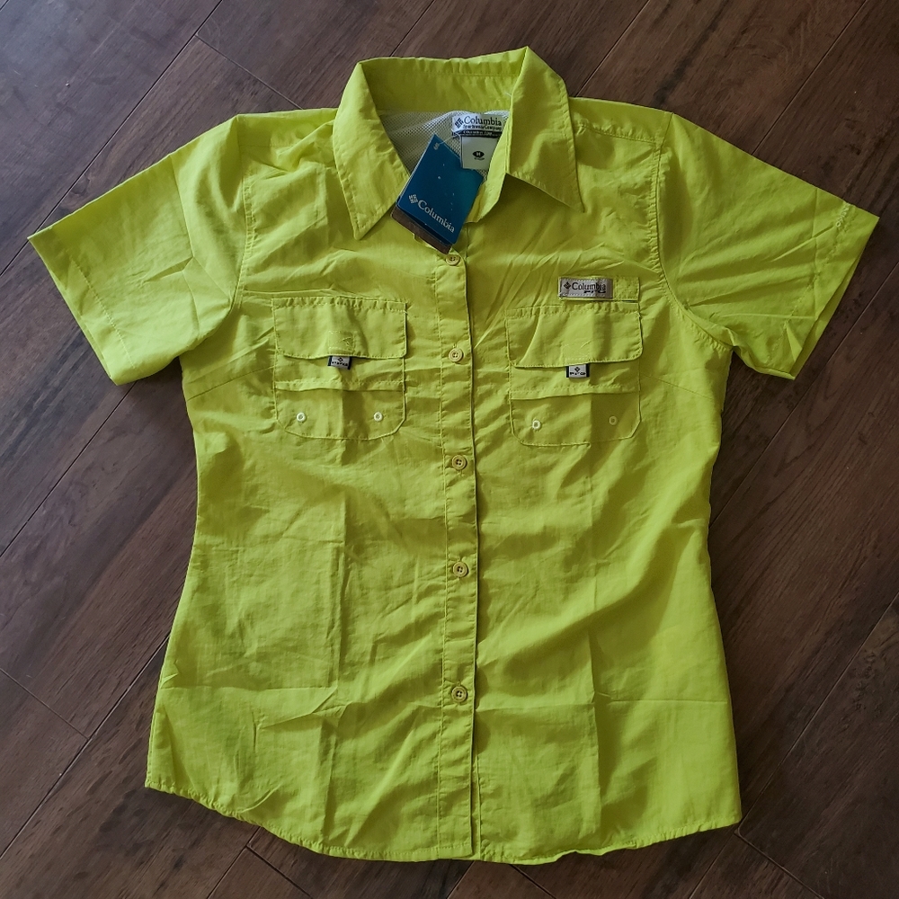 NWT Columbia Women's Bonehead Button Up Shirt